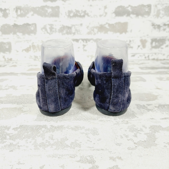 New Aquatalia Journee Suede Square Toe Slip On Loafer Flats M230 - Picture 5 of 12